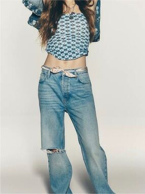 Free People We The Free Holly Bootcut Jeans. NWT. Cambridge